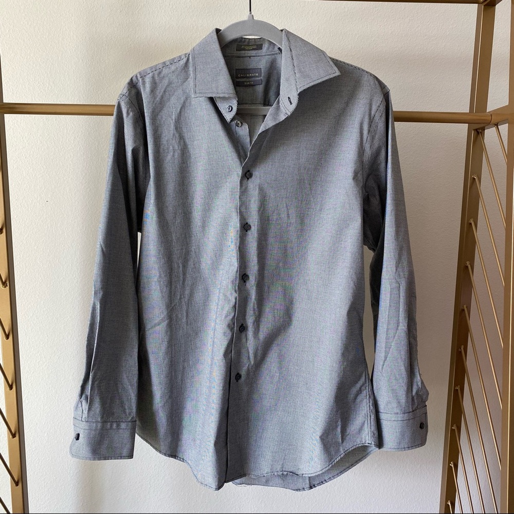 CALIBRATE Printed Dress Shirt